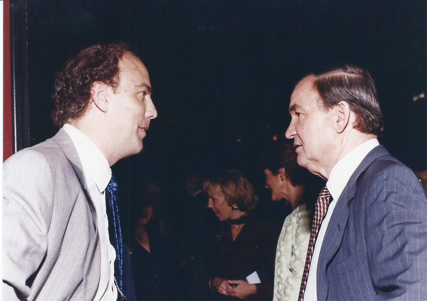 Erickson with Pat Buchanan